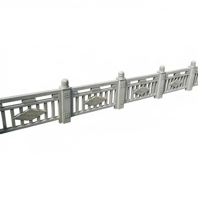 Geländer der Fußgängerbrücke